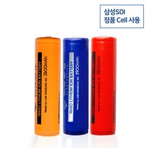 18650 리튬이온 배터리 충전지 보호회로 삼성SDI 셀, 리튬이온_충전지_3500mAh