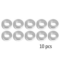 DIY 모델 3D 프린터 부품 액세서리에 대 한 10PCS 3MM 실버 금속 알루미늄 플랫 와셔 스페이서 가스켓, [01] BK