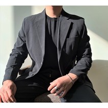 남자 여름 린넨 정장 수트 와이드 오버핏 셋업