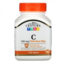 21세기 센츄리 로즈힙 함유 비타민 C 500mg 110정, 1개, 기본