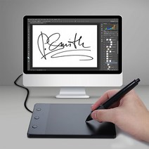 Huion-신제품 H420 디지털 태블릿 4 인치 페인팅 펜 전문 서명 USB 그래픽 드로잉 OSU 게임용, 01 Black