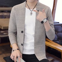 가바바 남성 투버튼 가디건 캐주얼룩 정석 가디건 G19197