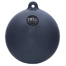 SWELL 웨이크 서프 - 큰 범퍼 볼 25인치 직경 풍선 뗏목 보트 부표, 회색