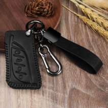 [국내/당일] 렉서스 가죽 키케이스 es300h nx300h rx450h ux250h LS500 키홀더 스마트키 키링 신형, 블랙(Black)