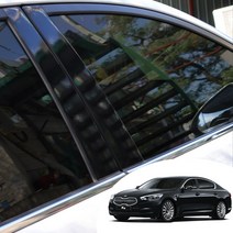 K9 B/C필러 포스트 마스크 데칼 스티커 자동차 기둥 몰딩 카본 무광 유광 펄 시트지, 오로라 블랙