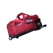 coleman 콜맨 1411 3Way 보스턴백 Carrying 가방 라지 Capacity 2 Wheels 블랙 10 고급 데일리 선물 캠핑 등산, red (30)