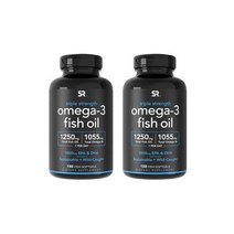 11 스포츠리서치 트리플 스트렝스 오메가3 피쉬오일 1250mg 150 소프트젤 총 10개월분, 1+1 스포츠리서치 트리플 스트렝