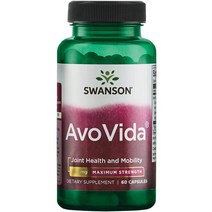 Swanson 아보카도 간장 AvoVida 최대 강도 관절용 ASU 보충제 300mg 60캡슐