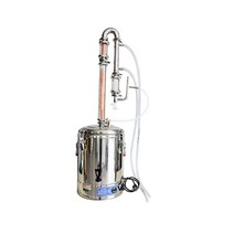 증류수 제조장치 대형 50L 양조 순로기 발효 치과 술, 33L 크리스탈타워 칼럼+고급 스트링 향 기둥