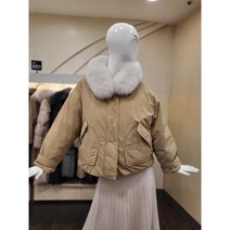 ((지컷)) 폭스퍼 카라 구스다운 야상 점퍼 7222417011 뉴코아일산