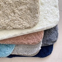 노미아 두꺼운 퍼 발 매트 욕실/화장실/주방/현관/부엌 (2 size / 7 color), 그레이