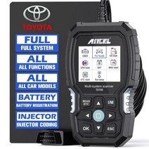 Ancel-TD700 OBD2 자동차 진단 스캐너 Toyota/Lexus/Scion 모든 시스템 전송 TPMS 재학습 ABS 엔진, 1개