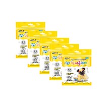 아모스 탱탱 아이클레이 파우치 5p, 흰색, 5개
