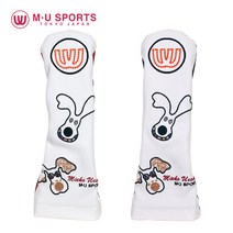 [2019년신제품]MU SPORT 엠유 스포츠 MUUC 978G 유틸리티 헤드커버, 화이트레드