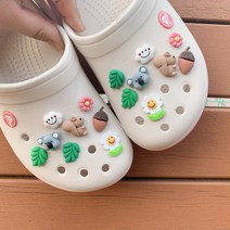 [SAMIN] 16P 코알라 다람쥐 코람쥐의 하루 신발 실내화 악세서리 파츠 세트 모음 악세사리 다람쥐 코알라 코람쥐 파츠