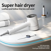슈퍼 헤어 드라이어 차이슨 드라이기 가벼운 저소음 음이온 프리미엄 헤어 드라이어, 한국, 로즈 7 부품