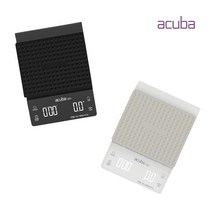 아쿠바 커피저울 핸드드립 타이머 전자 계량 저울 CS-5010 카페 주방 요리 이유식 베이킹, 블랙