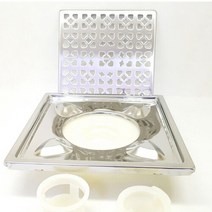 욕실 배수구 거름망 하수구 트랩 배수망 트렌치육가, 65파이