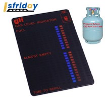 가스측정기 감지기 12pcs 홈 가스 테스트 스티커 프로판 부탄 lpg 연료 가스 탱크, 2개