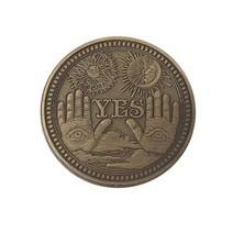 OT 1353 유니크한 행운의 기념 코인 예스 노 동전 마술도구 마술머니 YesNO동전 마술소품 게임소품, Il상품선택lI