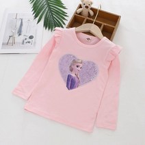 유니콘아동복 여아 프릴 티셔츠 여아 엘사티셔츠
