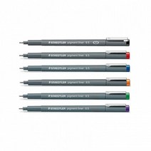 스테들러 피그먼트 라이너 308 디자인 라인펜, LHY_ 0.5mm 브라운