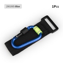 자전거 후크 스쿠터에 대 한 알루미늄 합금 바이크 오토바이 잠금 헬멧 나사 버클 D-링 Carabiner 클립 매직 스틱, [06] Blue Upgrade 1pcs