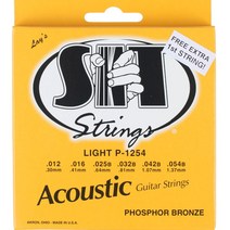S.I.T - Phosphor Bronze Acoustic Light / 어쿠스틱 스트링 012-054 (P-1254)