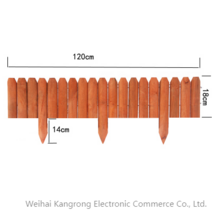 [KangRong해외구매대행] 화단 울타리 나무 펜스 이케아 야외 방부목 다이소 정원 베란다 텃밭 야외 테라스 꾸미기, h날카로운 바닥 사각형 머리 120 × 18