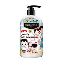 뚱 패밀리 대용량 썬크림 510ml, 증정 베이비썬크림