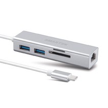 C타입 올인원허브 USB TF 랜포트 초고속 휴대용 멀티 네트워크, ☆연경동☆