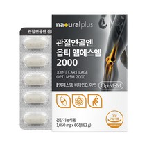내츄럴플러스 관절 뼈건강 옵티 엠에스엠 MSM 2000 6박스(6개월분)+쇼핑백