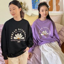 제니키즈 JN 스프레드 맨투맨 봄 가을 여아 주니어 쮸리 티셔츠