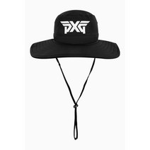 PXG 피엑스지 프로라이트 뉴에라 부시 햇 골프 벙거지 볼캡 모자, 블랙-ONE SIZE