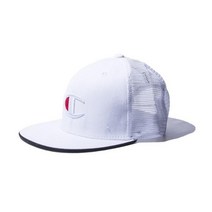 챔피온 스냅백 모자 메쉬 화이트, One Size