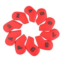 빅 넘버링 아이언 커버 핑드라이버커버 아이언통커버 반달퍼터커버 퍼터커버홀더 자석아이언커버 드라이버커버 아이언커버 골프채 세트개대 골프 아이언 헤드 클럽 헤드 자수 번호 케이스, 1-를 입력하다