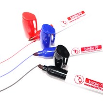 골프볼라이너 마커펜, 레드, 1개