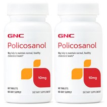 지앤씨 폴리코사놀 10mg 60정 x 2개 Policosanol