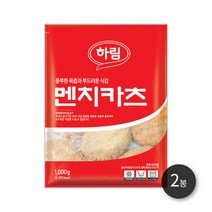 하림 멘치카츠 1000g 2봉, 1세트