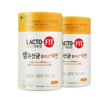 종근당건강 락토핏 생유산균 플러스 아연, 120g, 1세트
