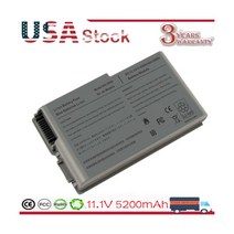 D600 배터리 for Dell Latitude D520 D500 D530 D610 D600m C1295 Precision M20 US