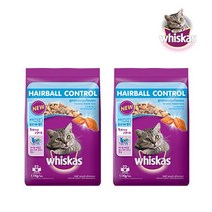 위스카스 포켓 헤어볼 닭고기와참치 1.1KG 2개