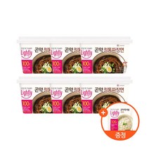 [라이틀리] 곤약면 228g 정통짜장면 x 3개+3개 + 곤약즉석밥 귀리 1개 증정, 6) 곤약 얼큰양지사골면 212g x, 6) 곤약 얼큰양지사골면 212g x _귀리 곤약즉석밥
