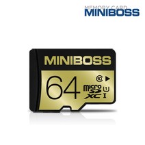 미니보스 microSD카드 CLASS10 16GB 외장메모, TLC 64GB
