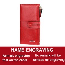 이름 새김 여성 지갑 패션 긴 가죽 품질 카드 홀더 클래식 여성 지갑 지퍼 지갑 여성용 2022