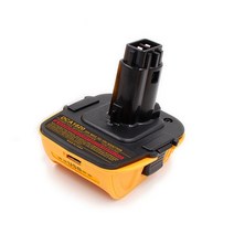 디월트충전기 Dwalt DCA1820 배터리 컨버터 20V 어댑터 dewalt 디월트 호환 18V 배터리로 변환 용 DC9096 DC9098 DE9096, [01] 다크 그레이, 01 다크 그레이
