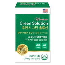 여성 갱년기 영양제 회화나무 열매 붉은토끼풀 추출물 백하수오 분말 함유 건강기능식품, 1개, 1450mg x 60정