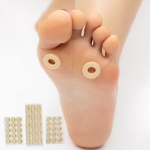 발바닥티눈밴드 15p 발가락 손가락 티눈 사마귀 밴드, 타원형15p, 1개