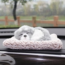 iPSTO 숯먹은 잠자는 강아지인형 냄새제거 탈취 인형 차량용품, 05_미니 허스키
