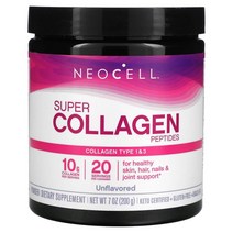 NeoCell (네오셀) NeoCell 슈퍼 콜라겐 펩타이드 무맛 200g(7oz), 1개